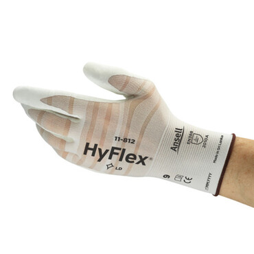 Ergonomische  handschoen HyFlex® 11-812 wit